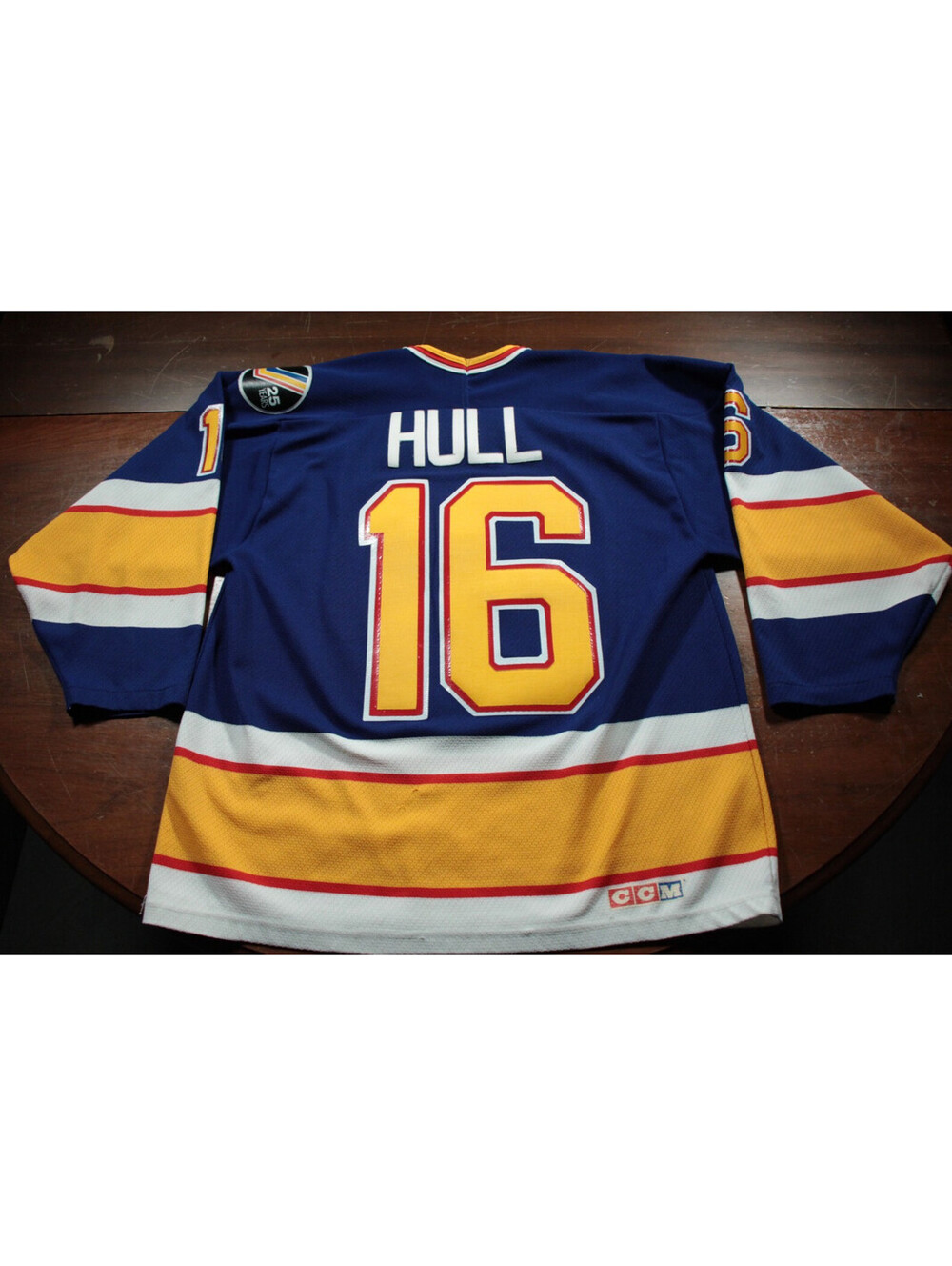 St. Louis Blues Brett Hull Jersey True Vintage 1991 1992 CCM Maska NHL Hockey M